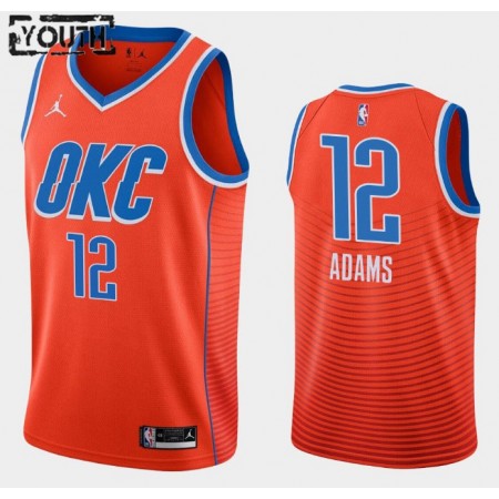 Maillot Basket Oklahoma City Thunder Steven Adams 12 2020-21 Jordan Brand Statement Edition Swingman - Enfant